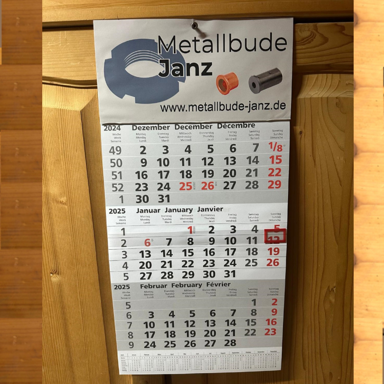 Kalender 2025